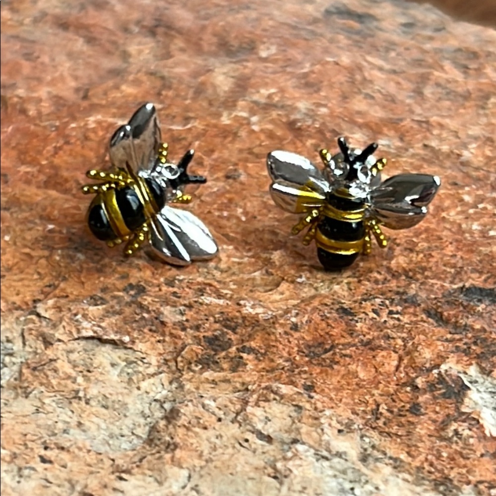 Bumblebee Post Earrings